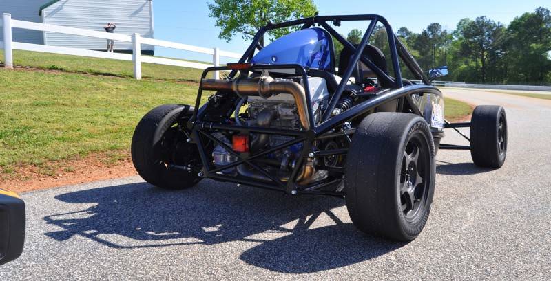 Ariel Atom Duo on Slicks at the Road Atlanta Skidpad for ATL Driving Experience 12