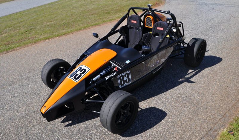 Ariel Atom Duo on Slicks at the Road Atlanta Skidpad for ATL Driving Experience 13