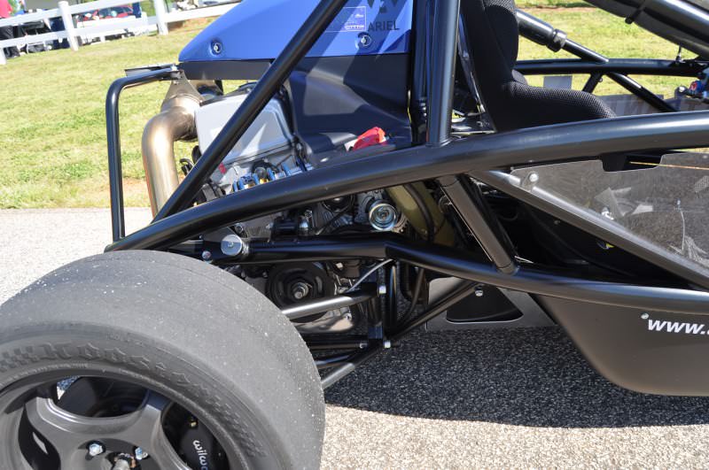 Ariel Atom Duo on Slicks at the Road Atlanta Skidpad for ATL Driving Experience 15