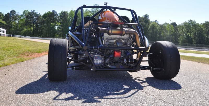 Ariel Atom Duo on Slicks at the Road Atlanta Skidpad for ATL Driving Experience 19