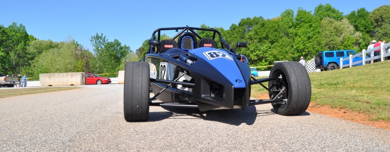 Ariel Atom Duo on Slicks at the Road Atlanta Skidpad for ATL Driving Experience 3