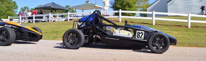 Ariel Atom Duo on Slicks at the Road Atlanta Skidpad for ATL Driving Experience 9