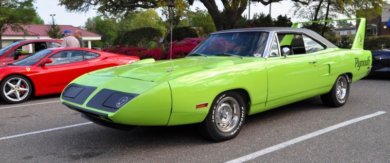 Classic Showcase -- 1970 Plymouth Road Runner Superbird at Charleston Cars Coffee 1