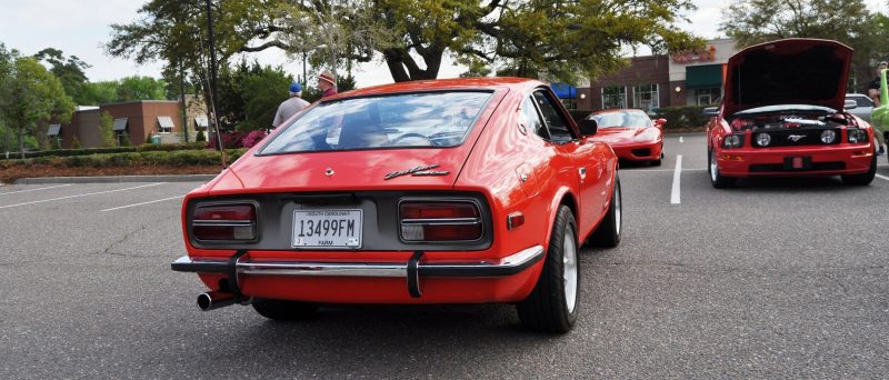 Classic Sports Car Showcase -- Datsun 240Z at Cars & Coffee -- Immaculate in 30 Glowing Orange Photos 23