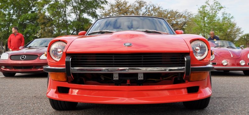 Classic Sports Car Showcase -- Datsun 240Z at Cars & Coffee -- Immaculate in 30 Glowing Orange Photos 5