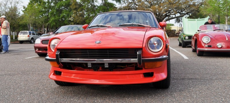 Classic Sports Car Showcase -- Datsun 240Z at Cars & Coffee -- Immaculate in 30 Glowing Orange Photos 6