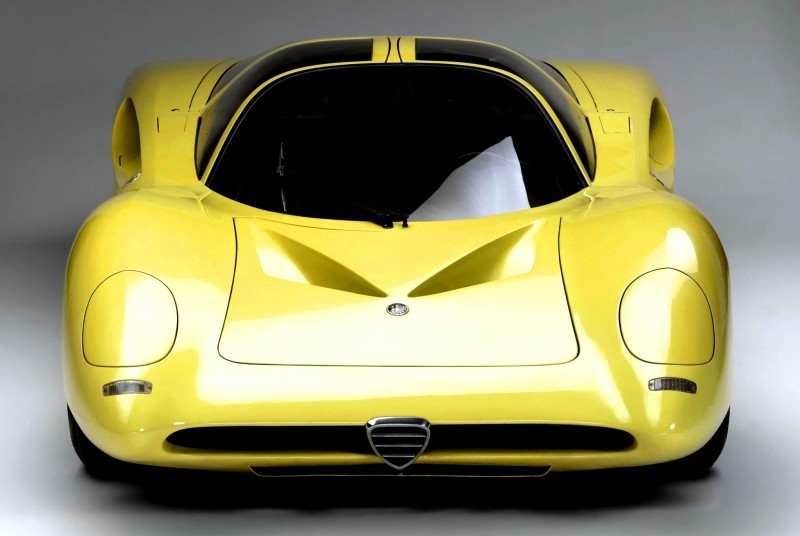 Concept Flashback -- 1969 Alfa-Romeo Tipo 332 Coupe Speciale -- Gullwing Mid-Engine Supercar That Never Was 1