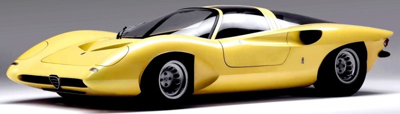 Concept Flashback -- 1969 Alfa-Romeo Tipo 332 Coupe Speciale -- Gullwing Mid-Engine Supercar That Never Was 2