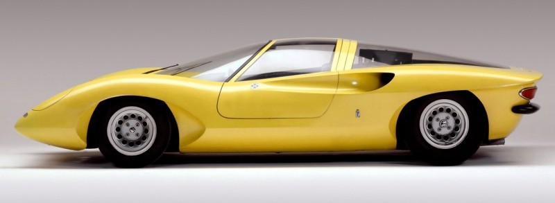 Concept Flashback -- 1969 Alfa-Romeo Tipo 332 Coupe Speciale -- Gullwing Mid-Engine Supercar That Never Was 3