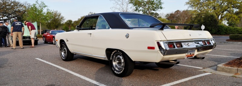 Mini Musclecar Is Ready To Boogie! 1973 Dodge Dart Swinger at Charleston, SC Cars and Coffee 14