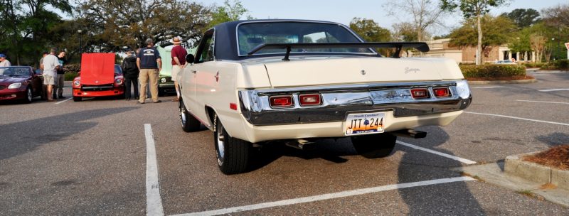 Mini Musclecar Is Ready To Boogie! 1973 Dodge Dart Swinger at Charleston, SC Cars and Coffee 16