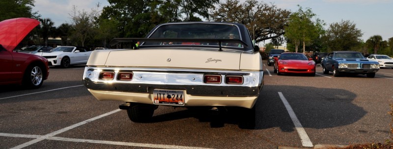 Mini Musclecar Is Ready To Boogie! 1973 Dodge Dart Swinger at Charleston, SC Cars and Coffee 19