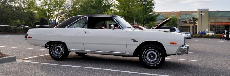 Mini Musclecar Is Ready To Boogie! 1973 Dodge Dart Swinger at Charleston, SC Cars and Coffee 28