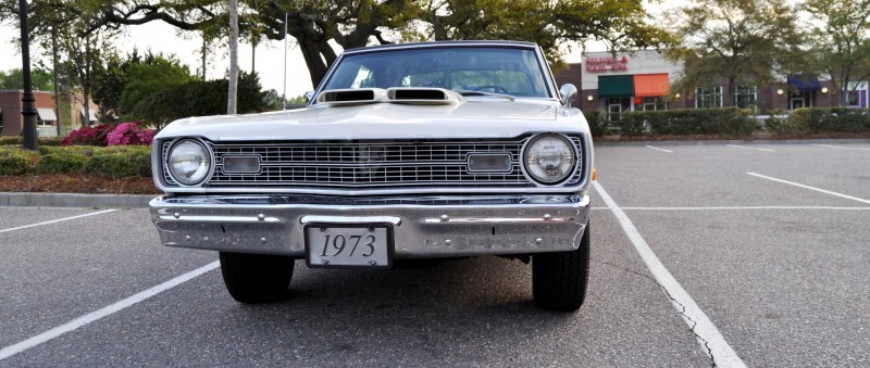 Mini Musclecar Is Ready To Boogie! 1973 Dodge Dart Swinger at Charleston, SC Cars and Coffee 4