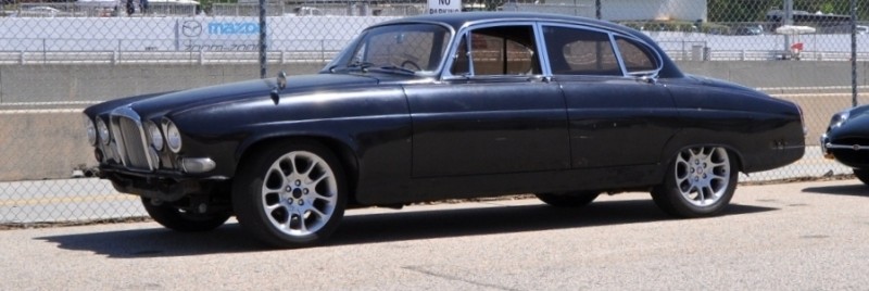 Road Atlanta - Mitty 2014 Pit Lane - ~1965 JAGUAR Mark 10 and E-Type Coupe Side-by-Side 1