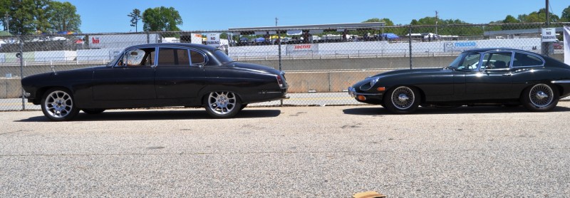 Road Atlanta - Mitty 2014 Pit Lane - ~1965 JAGUAR Mark 10 and E-Type Coupe Side-by-Side 4