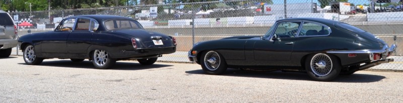 Road Atlanta - Mitty 2014 Pit Lane - ~1965 JAGUAR Mark 10 and E-Type Coupe Side-by-Side 6