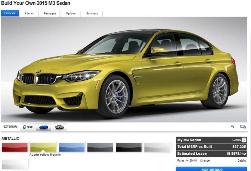 Car-Revs-Daily.com Builds 2015 BMW M3 2