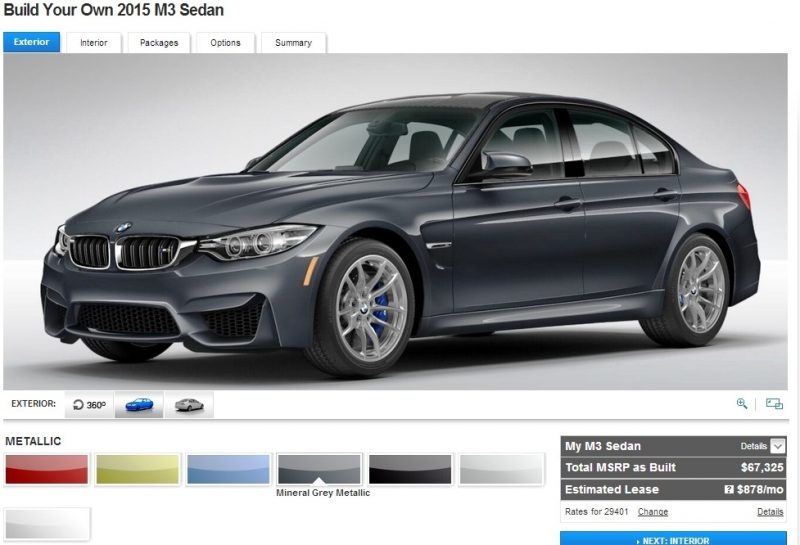 Car-Revs-Daily.com Builds 2015 BMW M3 4