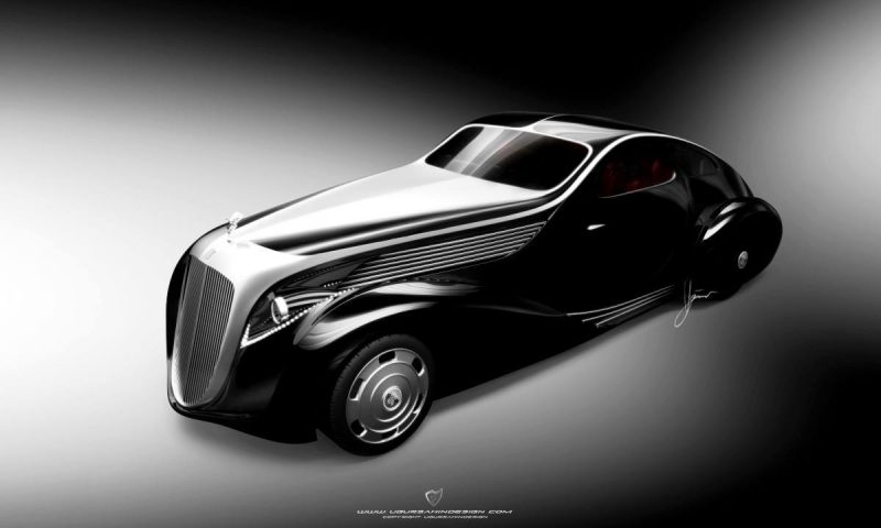 Car-Revs-Daily.com Compares Ugur Sahin Design's 2014 RR Round Door Coupe with Original 1925-34 Jonkheere 1