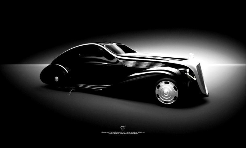 Car-Revs-Daily.com Compares Ugur Sahin Design's 2014 RR Round Door Coupe with Original 1925-34 Jonkheere 2