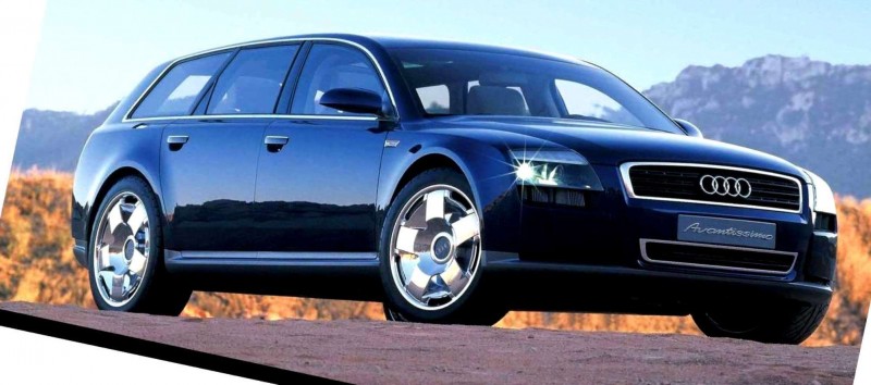 Concept Flashback - 2001 Audi Avantissmo is A8 Dreamwagon... Directly Influenced 2015 Bentley Falcon SUV 1