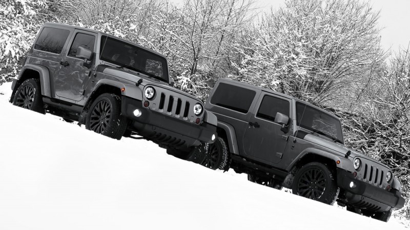High-Fashion JEEP Upgrades - KAHN Design Shows Sexy New Wrangler Grilles, LEDs, Wheels and Leathers 21