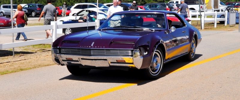 The Mitty's Most Curious Parade Lapper - 1966 Oldsmobile Toronado in Riddler Purple 1