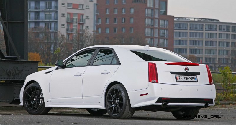 2012 Cadillac CTS-V with Satin White Wrap by CAMSHAFT 16