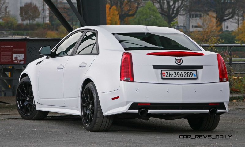 2012 Cadillac CTS-V with Satin White Wrap by CAMSHAFT 17