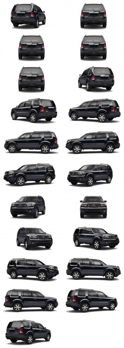 2015 Honda Pilot Colors 39-tile black