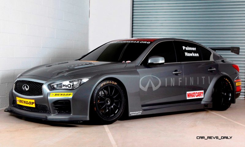 INFINITI Q50 Parachutes into 2015 BTCC Battle! OEM Racing Program To