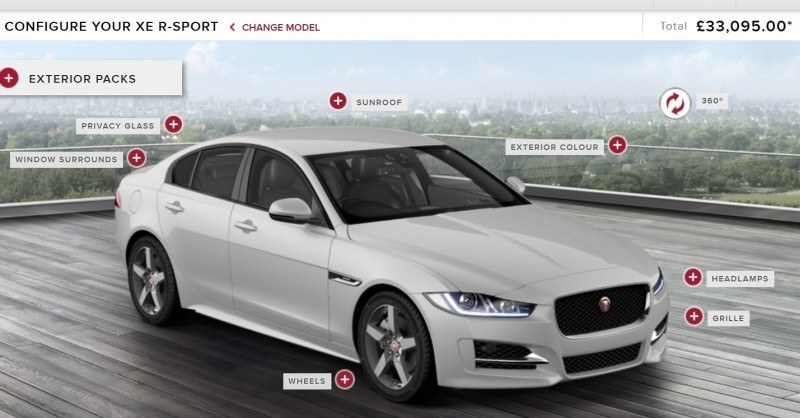 JAGUAR XE Configurator 35