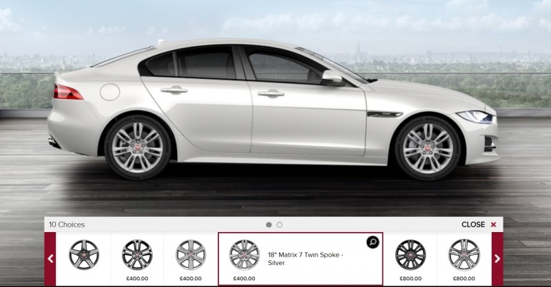 JAGUAR XE Configurator 41