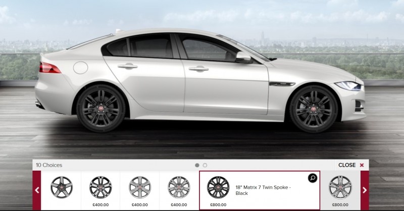 JAGUAR XE Configurator 42