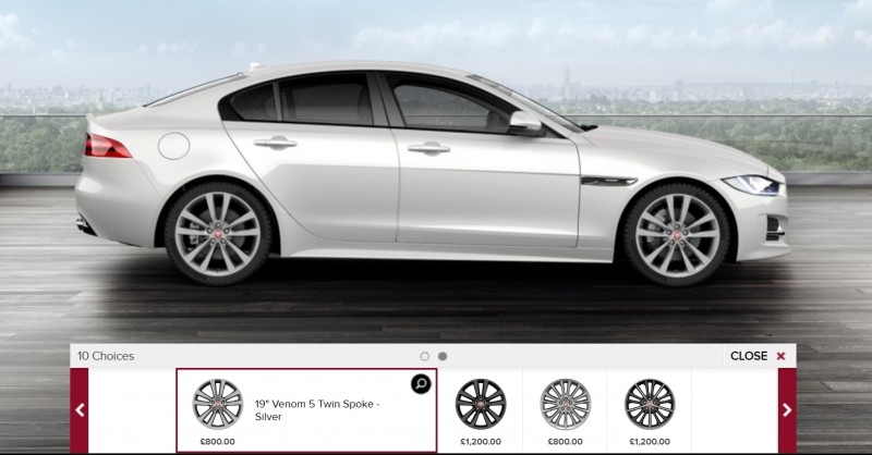 JAGUAR XE Configurator 44