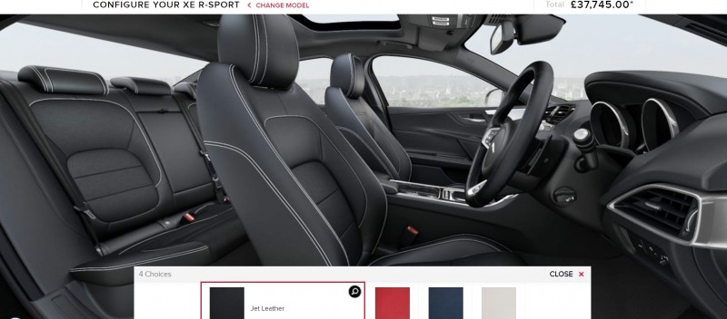 JAGUAR XE Configurator 83