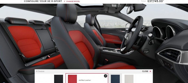 JAGUAR XE Configurator 84