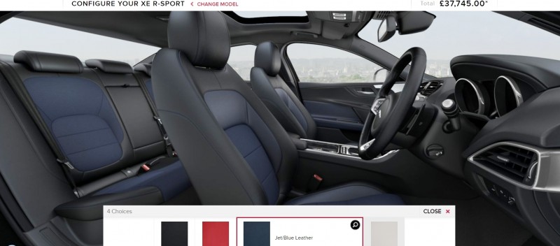 JAGUAR XE Configurator 85