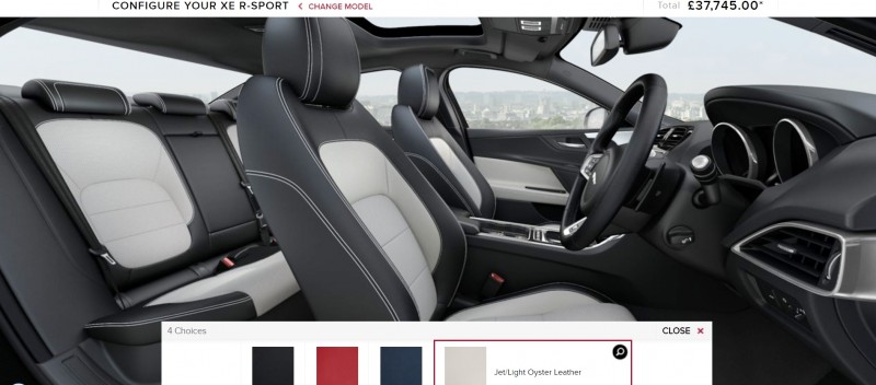 JAGUAR XE Configurator 86