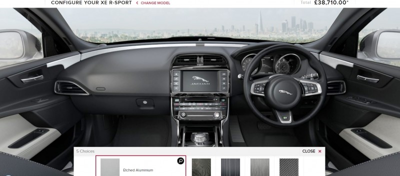 JAGUAR XE Configurator 90