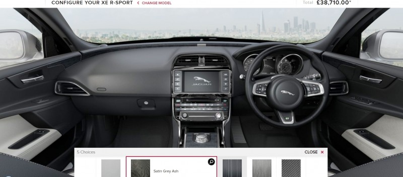 JAGUAR XE Configurator 91