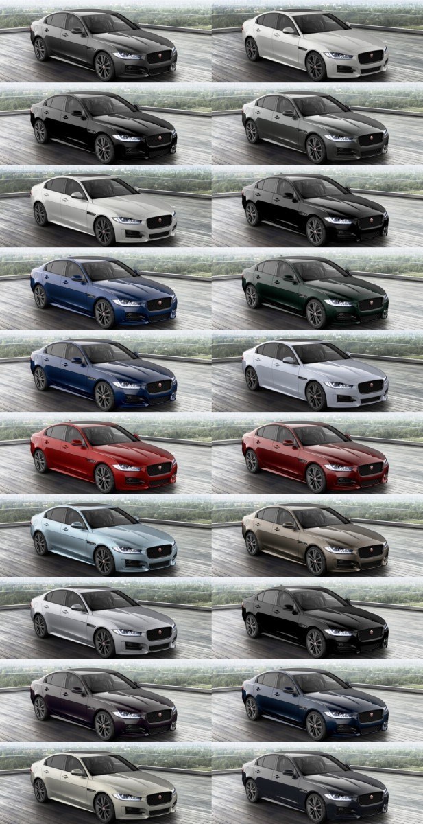 JAGUAR XE Configurator COLORS tile