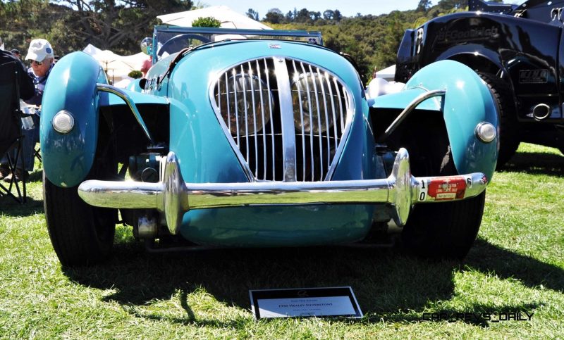 Quail Classics - 1950 Healey Silverstone Roadster Is Race-Optimized Aerolithe 10