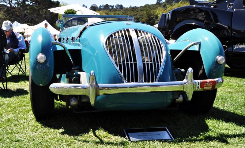 Quail Classics - 1950 Healey Silverstone Roadster Is Race-Optimized Aerolithe 11