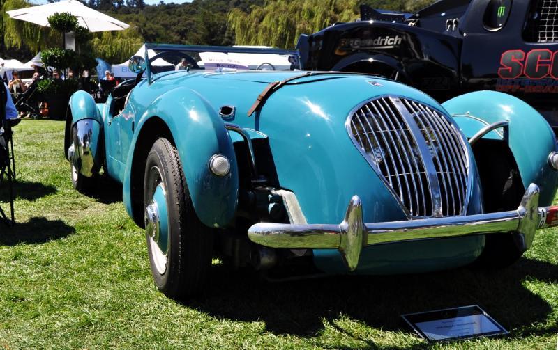 Quail Classics - 1950 Healey Silverstone Roadster Is Race-Optimized Aerolithe 13