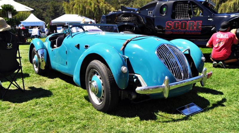 Quail Classics - 1950 Healey Silverstone Roadster Is Race-Optimized Aerolithe 14