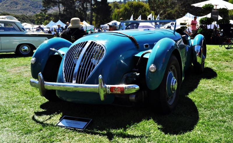 Quail Classics - 1950 Healey Silverstone Roadster Is Race-Optimized Aerolithe 3