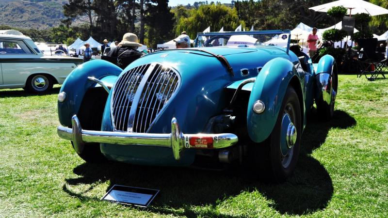 Quail Classics - 1950 Healey Silverstone Roadster Is Race-Optimized Aerolithe 4