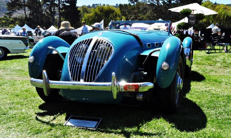 Quail Classics - 1950 Healey Silverstone Roadster Is Race-Optimized Aerolithe 5